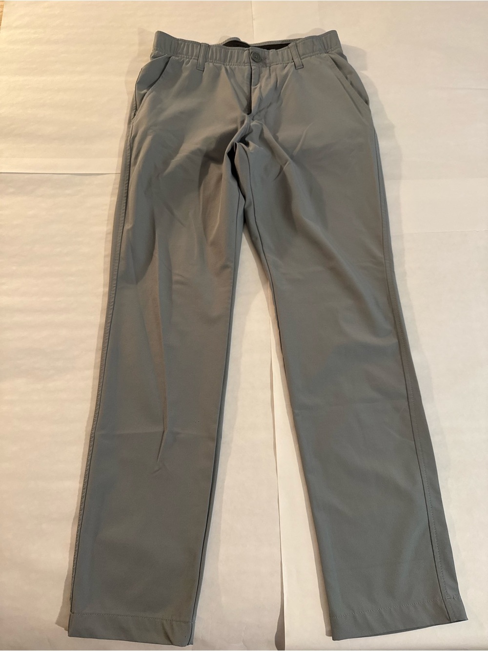 Under Armour Men's Gray Straight-Leg Performance Chinos
